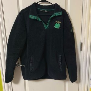 Notre Dame Champion teddy quarter zip.